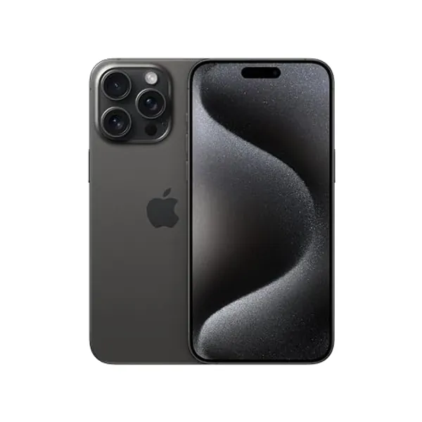 Apple iPhone 15 Pro Max (1 TB) - Black Titanium (Renewed)