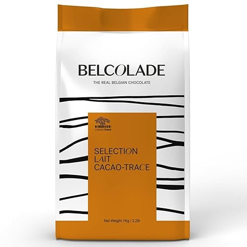 Belcolade Cacao Trace - Milk chocolate (34%) buttons - 1kg