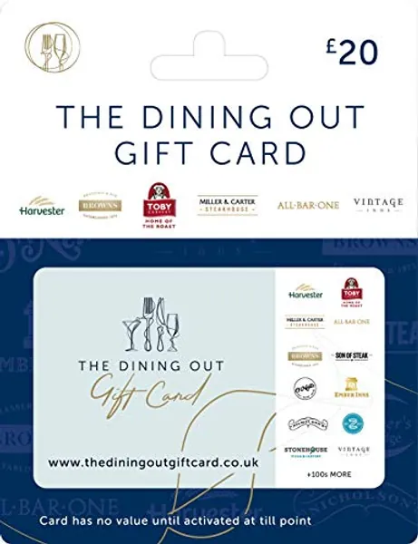 The Dining Out Gift Card - Delivered by Post