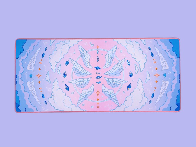 Angel And Demon Desk Mats | Angel