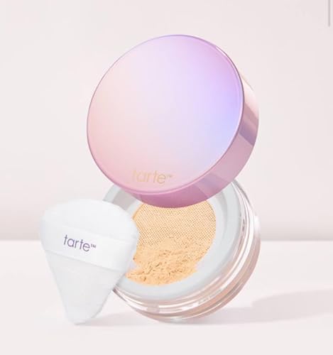 Tarte Creaseless Undereye Loose Setting Powder - Yellow (for light to medium skin tones), 0.1 Ounce (Pack of 1)