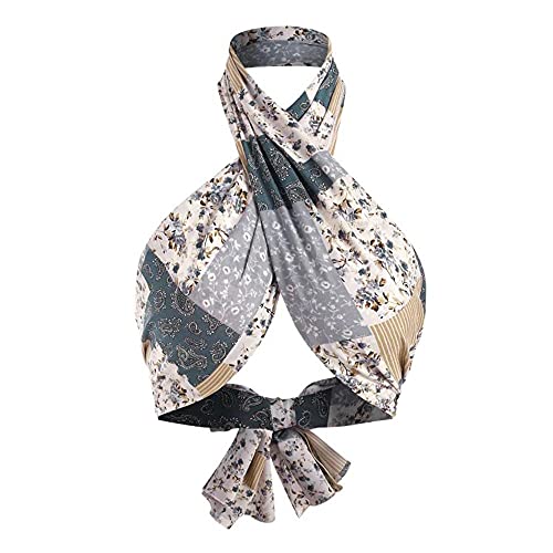 ZAFUL Women's Bohemian Bandana Top Criss Cross Sexy Tops Boho Halter Wrap Crop Top - One Size - Muti-1