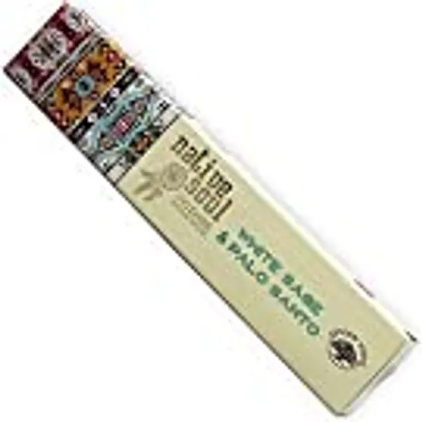 Green Tree Products Native Soul White Sage & Palo Santo Box of 12 Incense Sticks