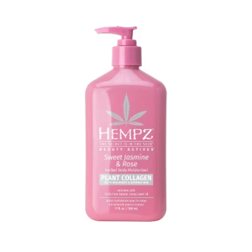 Hempz Collagen Infused Herbal Body Lotion - Sweet Jasmine and Rose - 17 fl oz