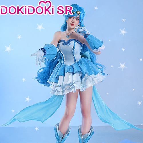 【S/M Ready For Ship】DokiDoki-SR Anime Mermaid Melody Pichi Pichi Pitch Cosplay Hanon Hosho Costume/Shoes | S