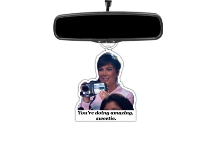 Kris You're Doing Amazing Sweetie Meme Funny Air Freshener Gift Car Decor Lavender Scented