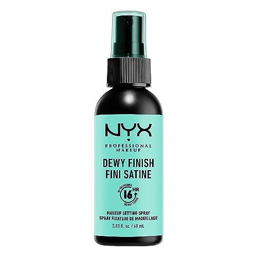 NYX PROFESSIONAL MAKEUP Makeup Setting Spray - Dewy Finish, Long-Lasting Vegan Formula (Packaging May Vary) - Dewy Finish