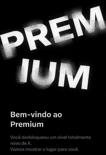 X monthly premium subscription | Inscrição premium mensal do X