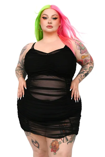 Mesh Slip Dress | 2XL