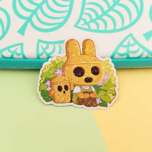 Coco Die Cut Holographic Stars Vinyl Sticker