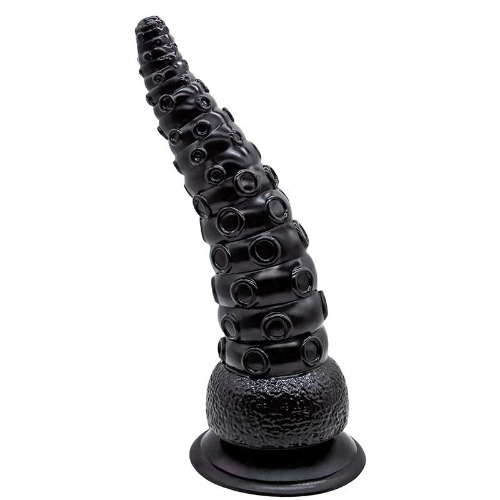 Clear Jelly Suction Tentacle Ride - Black