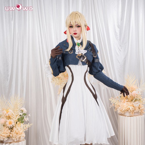 Uwowo Collab Series: Anime Violet Evergarden Cosplay Violet cosplay Costume Women Dress - 【Pre-sale】XL