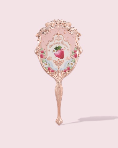 Strawberry Rococo Hand Mirror