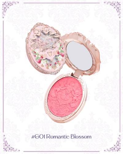 Violet Strawberry Rococo Embossed Blush