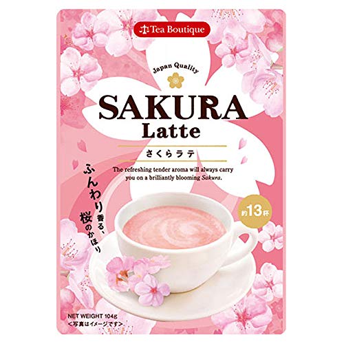 Tea boutique instant Sakura latte 104g × 2 bags [Japan Import]