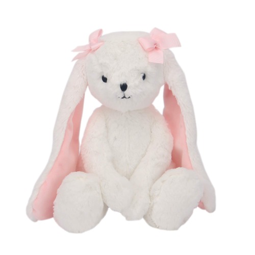 Bedtime Originals Blossom Plush Bunny Stuffed Animal Toy Plushie - Snowflake - 