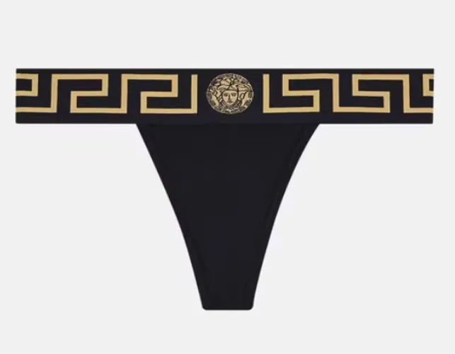 Versace Greca border thong