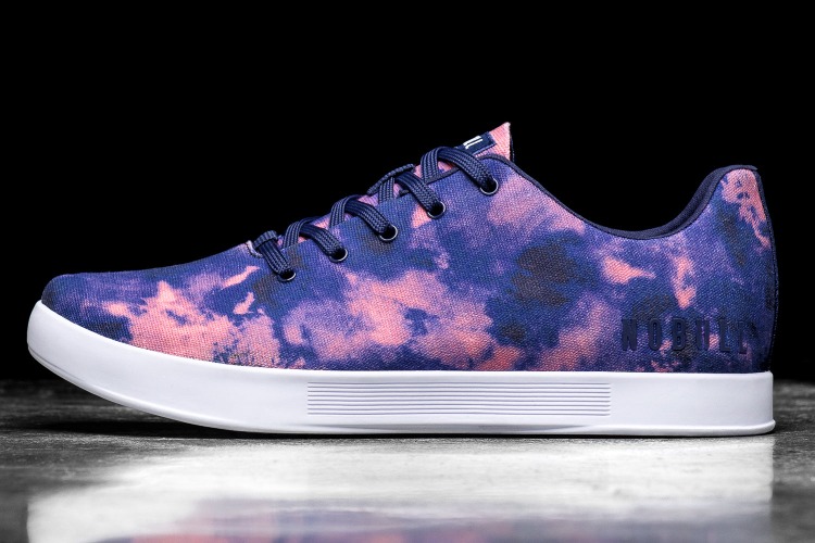 INDIGO & PINK TIE-DYE CANVAS TRAINER (MEN'S) | 12