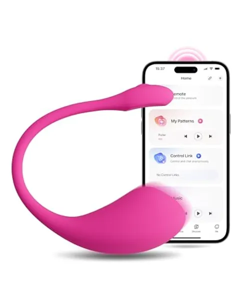 LOVENSE Lush 2 G Spot Vibrator with App Remote Control, Long Distance Vibrator, Wearable Sex Vibrator for Women, Adult Sex Toys with 10000+ Custom Vibration Modes