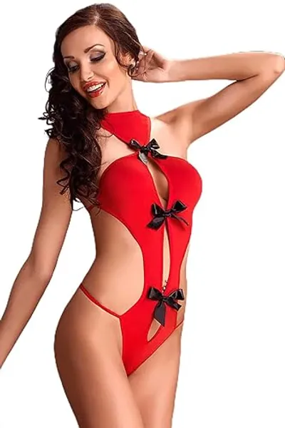 Merry See Trfntg101218 Camisn, Rosso, L-XL para Mujer