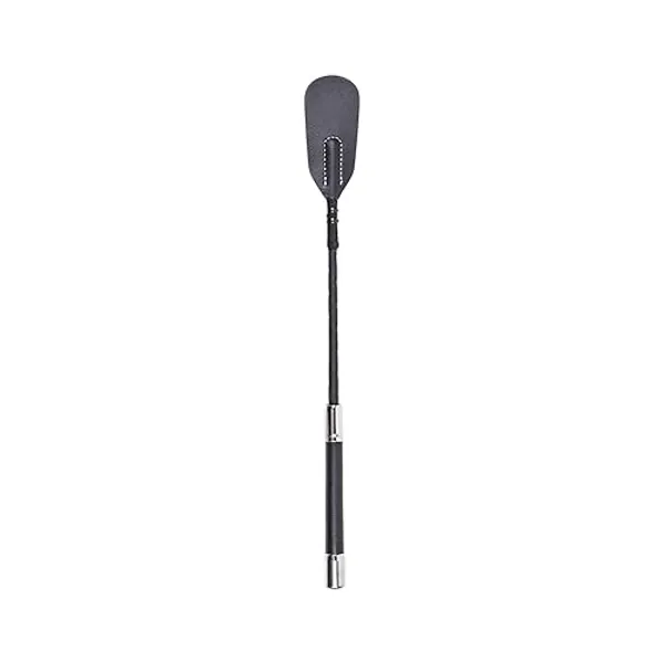 TGUS Látigos ecuestres para caballo, cuero sintético, ligero con mango antideslizante para entrenamiento de equitación cosplay (tamaño: 35 cm) - 35 cm