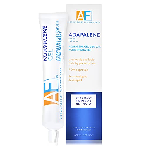 AcneFree Adapalene Gel 0.1%, Once-Daily Topical Retinoid Acne Treatment, 1.6 Ounces (Pack of 1) | dermatologist developed, once-daily topical retinoid - 1.6 Ounce (Pack of 1)