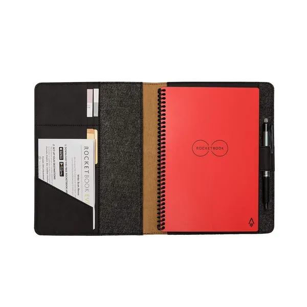 Moonsafari A4 & A5 Reusable Notebook Cover (Black, Executive)