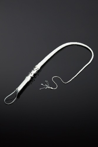 Albus Five Foot Patent Leather Whip