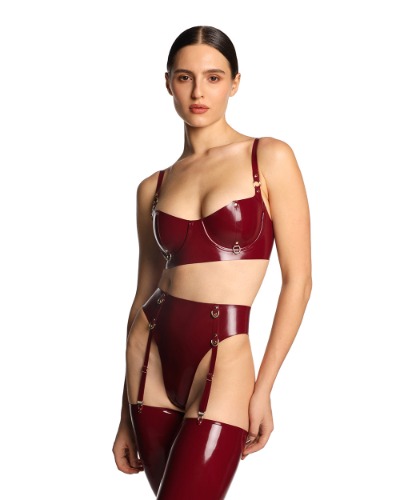 Bra "Grip" Burgundy | Burgundy / Gold / 70C