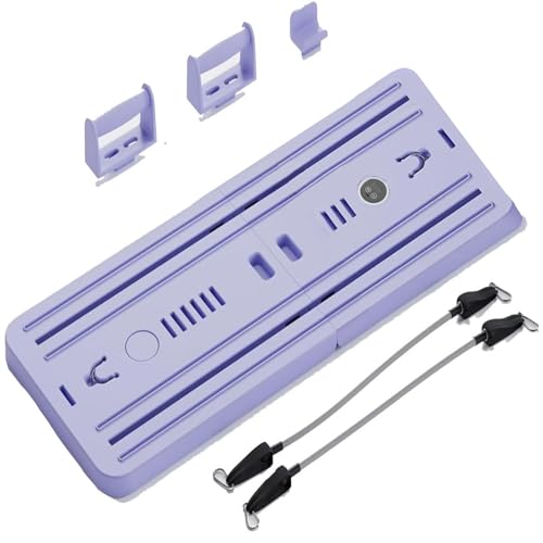 Lhanel Pilates Board Pilates Reformer Set, Foldable Pilates Reformer Board, Lhanel Pilates Sliding Board, Sculpt a Slim,5in1 Lhanel Pilates Sliding Board, Shape Your Entire Body - purple