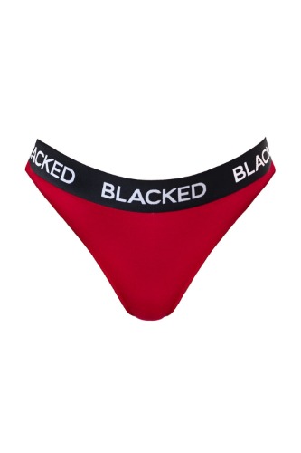 Blacked 10th Anniversary Thong Panty | Red / S