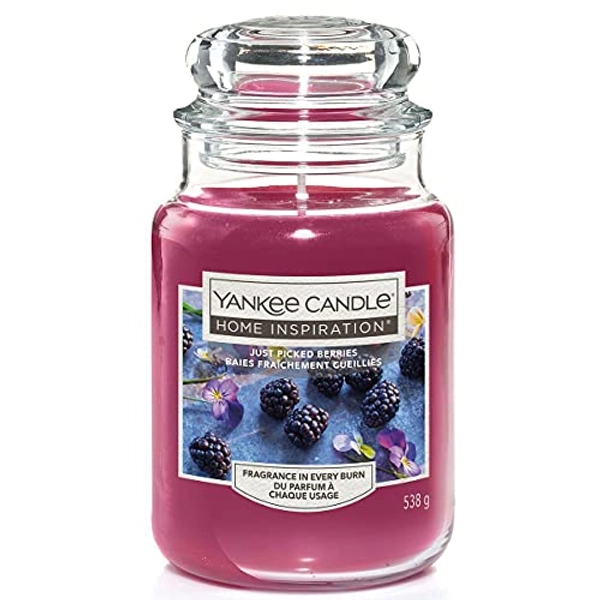 Yankee Candle Just Picked Berries - Large Jar - Tantalizing scent of freshly picked berries