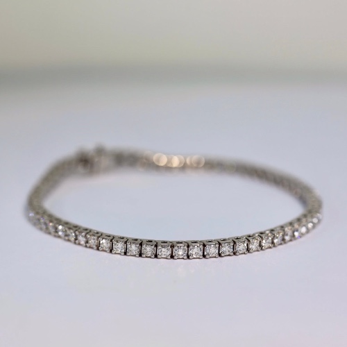 En Ligne Signature Tennis Bracelet - 7.5" 3.91ct