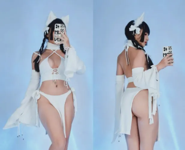 Moeflavor Winter Fox Lingerie + Ears