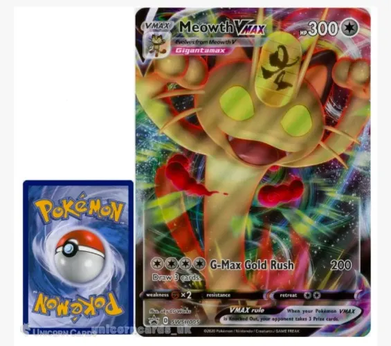 Meowth VMAX Oversized Card