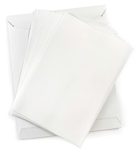 Wafer Paper Flexible Edible Printer Sheets 12 Pack 0.4mm White A4 Size 8.3" x 11.7" Cake Topper Decoration Burn Away by MeganJDesigns