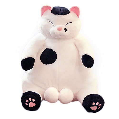 OOPSHANA Cat Stuffed Animal Pillows,Cute Lazy cat Japanese Plush Toys, Stuffed Plush Toys, ,Toy for Boys and Girls Children Xmas Birthday Gift,13.7 /17.7Inches