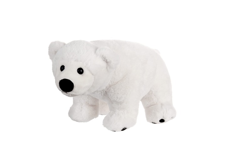 Dilly dudu Glacier Polar Bear Plush, Stuffed Animal, Plush Toy, Gifts for Kids,12inch(White)
