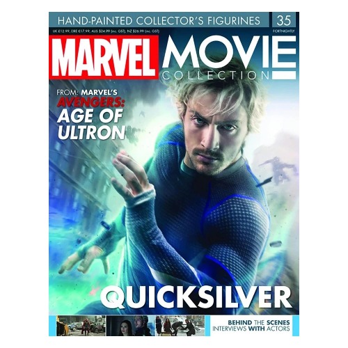 Eaglemoss Marvel Movie Collection Magazine Issue #35 Quicksilver