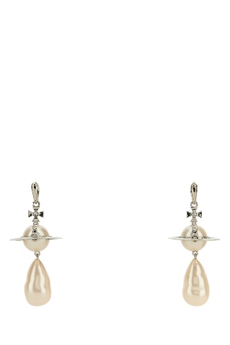 Silver metal Drop earrings - OS