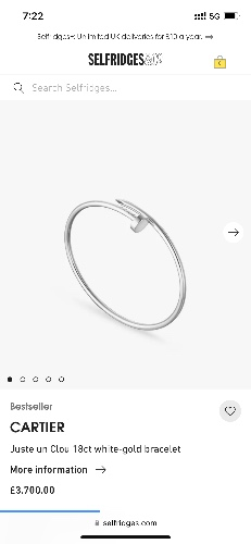 Cartier bracelet