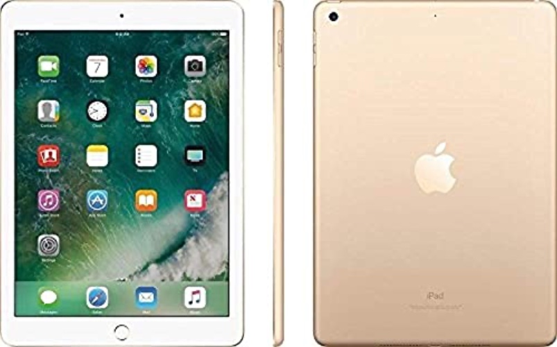 Apple iPad 9.7" with WiFi, 32GB 2017 Newest Model- Gold (Gold)(Refurbished)