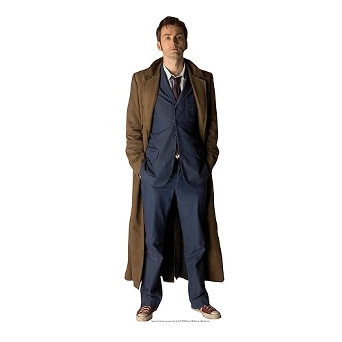 Star Cutouts SC8 The Tenth Doctor David Tennant Lifesize Doctor Who Cardboard Cutout Ideal for Doctor Who Fans, Parties, Collectors and Events