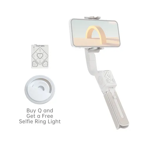 Hohem iSteady Q | Q + free light (Cream White )