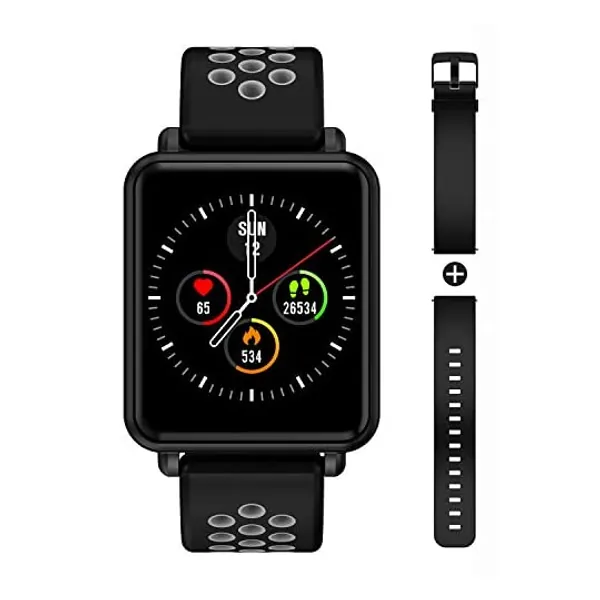 
                            COLMI Smart Watch Full Touchscreen Smartwatch for Women Men, IP68 Waterproof Fitness Tracker Compatible with iPhone Andriod, Bluetooth Pedometer, Heart Rate and Blood Pressure Monitor
                        