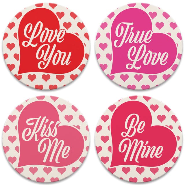 From the Heart Coasters - Set of 4