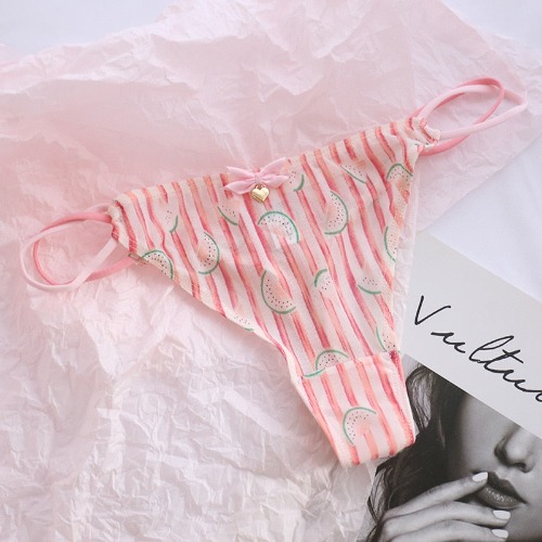 Classic Mesh Thongs - watermelon