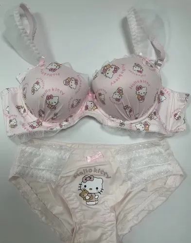 Cute kitty underwear set