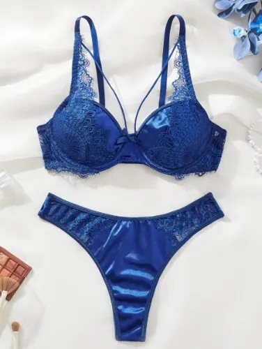 S*xy blue lingerie set