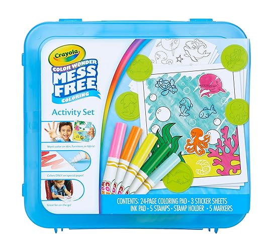 Crayola Color Wonder Mess Free Coloring Activity Set (30+ Pcs), With Markers, Stamps, and Stickers, Gift for Toddlers, 3+ - Activity Set